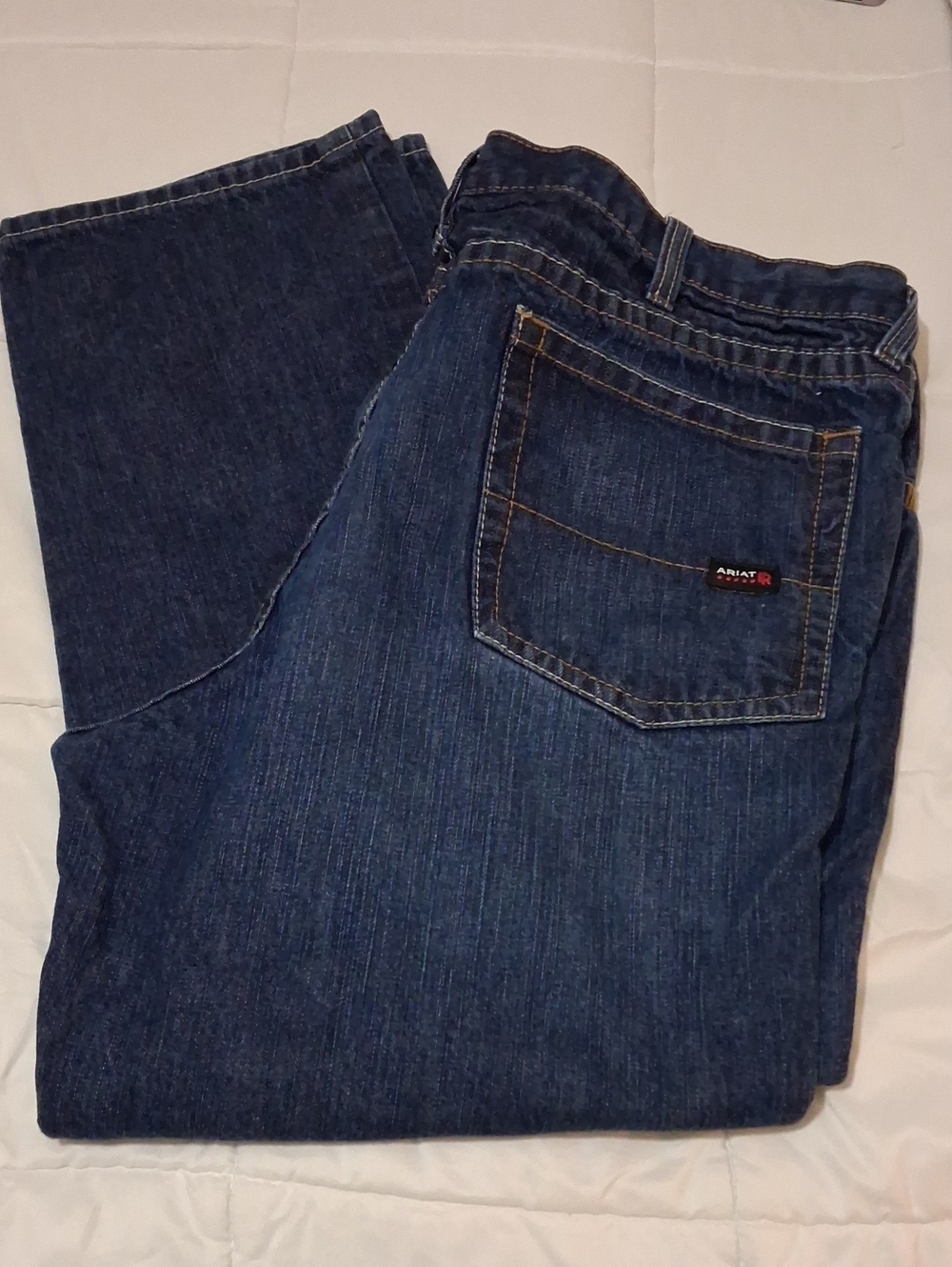 Ariat Men's Relaxed Fit Indigo Blue Jeans 46x30